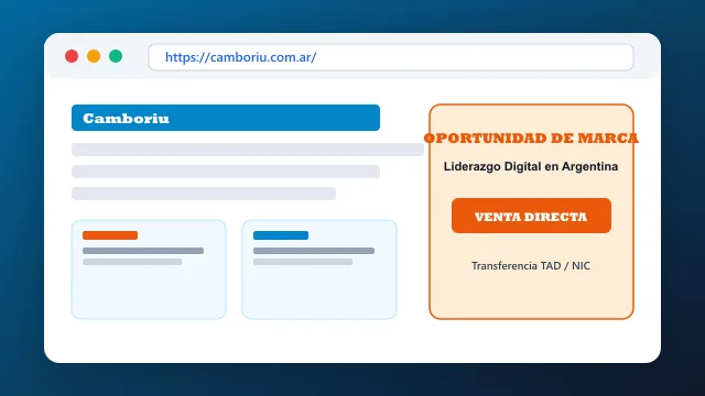 Modelo de aplicación comercial y proyectos digitales para camboriu.com.ar